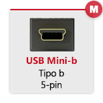 Mini-USB B 5pin Maschio
